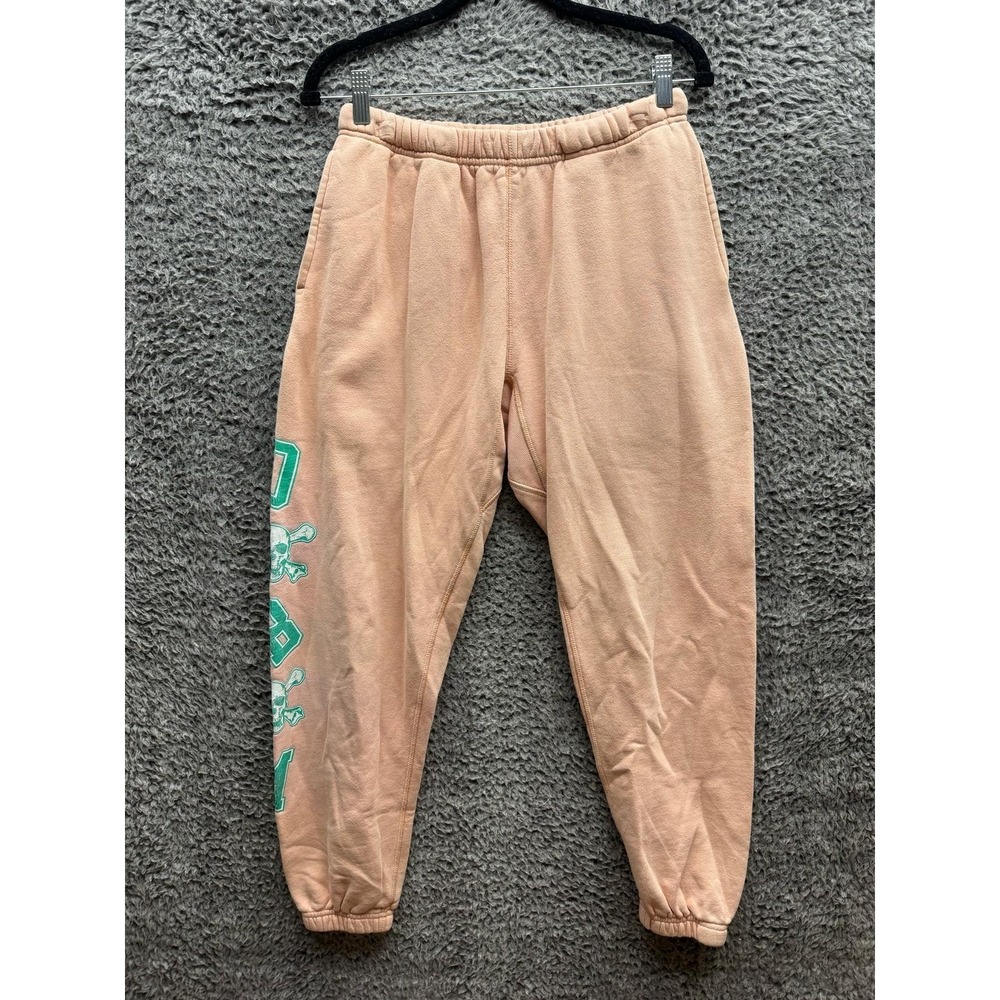 Jover Street Goods Joe Fresh‎ Goods Graphic Jogger Pants Orange Womens Size S